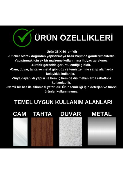 35 x 50 Özel Mülk 7/24 Kamera Sistemi ile Izlenmektedir Folyo Baskı Sticker Uyarı Levhası