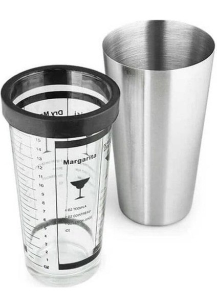 Boston Kokteyl Shaker Gümüş 700 cl