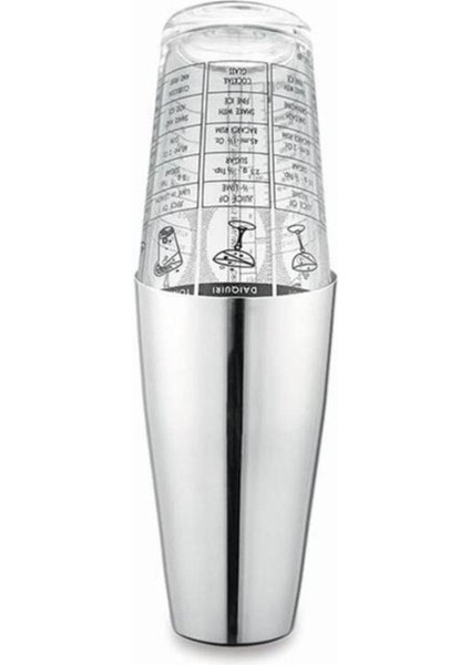 Boston Kokteyl Shaker Gümüş 700 cl