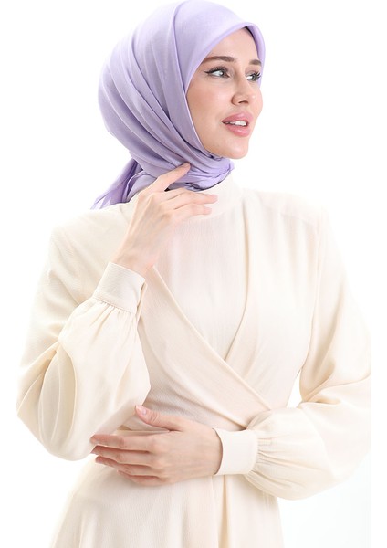 Madame Mary Fransız Vual Eşarp 19098-14 Lila fiyatları