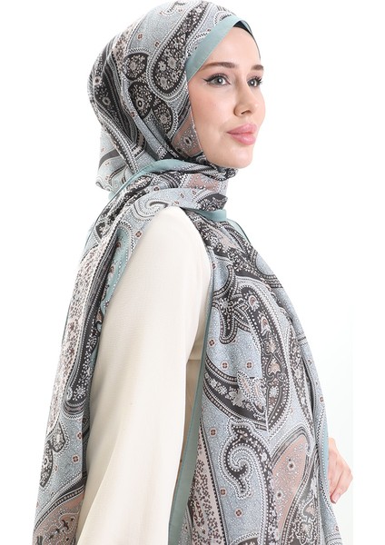 Karaca Desenli Cotton Şal 82001-10 Yeşil fiyatları
