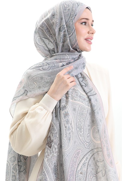 Karaca Desenli Cotton Şal 82001-11 Yavruağzı fiyatları