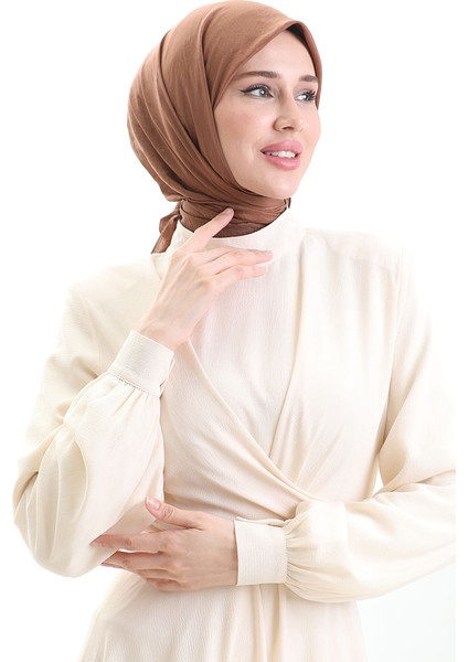 Madame Mary Fransız Vual Eşarp 19098-18 Sütlü Kahve fiyatları