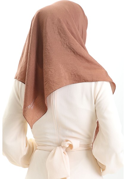 Madame Mary Fransız Vual Eşarp 19098-18 Sütlü Kahve modelleri