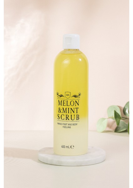 Melon & Mint Scrub Kavun ve Nane Aromalı El Ayak Vücut Peeling (400ML) indirimleri