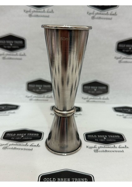 2’li Çelik Ölçek - Jigger 30/60 ml
