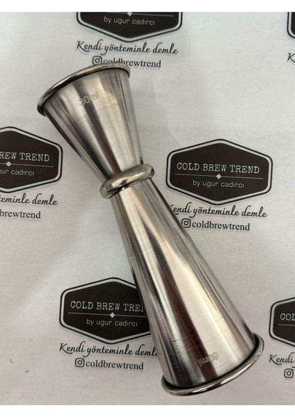 2’li Çelik Ölçek - Jigger 30/60 ml