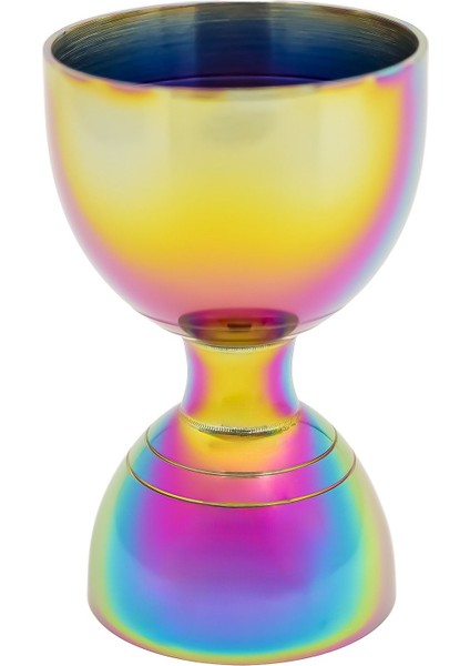 Renkli Kupa Jigger 30/60ml, şık ve kullanışlı ölçü kabı