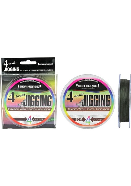 Jigging X4 0,16 150 mt Green