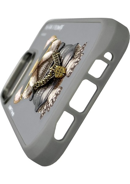 iPhone 16 Pro Uyumlu 3D Gözlük Dolar Zincir Köpek Nakış İşlemeli Kabartmalı Cool Glasses Kılıf indirimleri