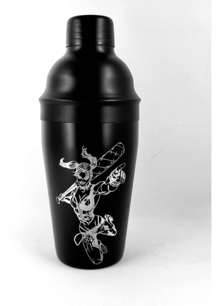 Dayanıklı Çelik Tattoo Tasarımlı Kokteyl Shaker, Şık ve Kullanışlı Bar Aksesuarı
