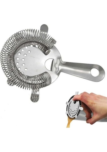 3 Parça Bar Takımı: Jigger, Süzgeç, Tokmaklı Kaşık ve Ölçek Seti modelleri