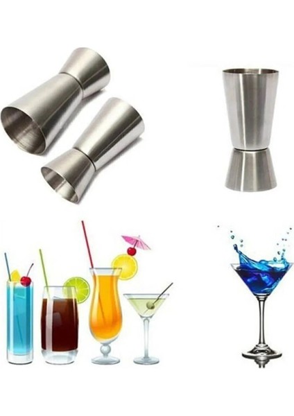 Paslanmaz Çelik Kokteyl Ölçü Kabı, 2/4 Cl, Pratik ve Dayanıklı modelleri