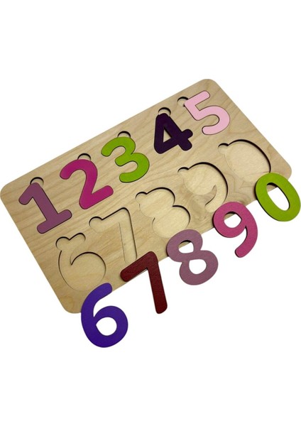 Çocuklar için Renkli Rakamlar ve Masal Temalı Eğlenceli Puzzle Seti, 10 Parça, 3+ Yaş fırsatları