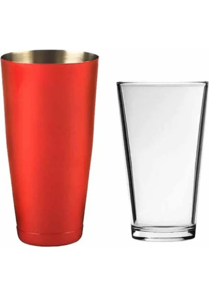 Gh-Shaker 750 ml Bar Shaker Kokteyl Hazırlama Karıştırma Kabı Baston Shaker Cam Kokteyl Shaker