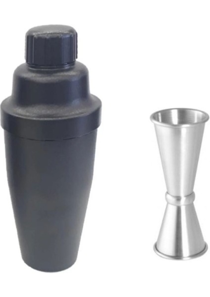 Shaker 700 ml Jigger 3/6 cl Kokteyl Ölçeği Bartender Kokteyl Seti Kokteyl Hazırlama Seti