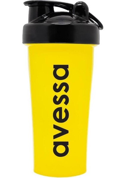 Sarı Akıllı Shake Bardak, 500 ml, şık ve fonksiyonel plastik tasarım