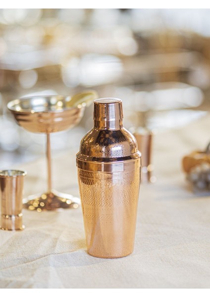 Bakır Shaker Noktalı Desenli Parlak Bakır Renk No 1