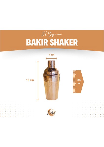 Bakır Shaker Noktalı Desenli Parlak Bakır Renk No 1 indirimleri