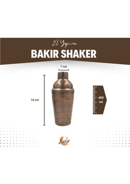 Bakır Shaker Noktalı Desenli Oksitli Bakır Renk No1