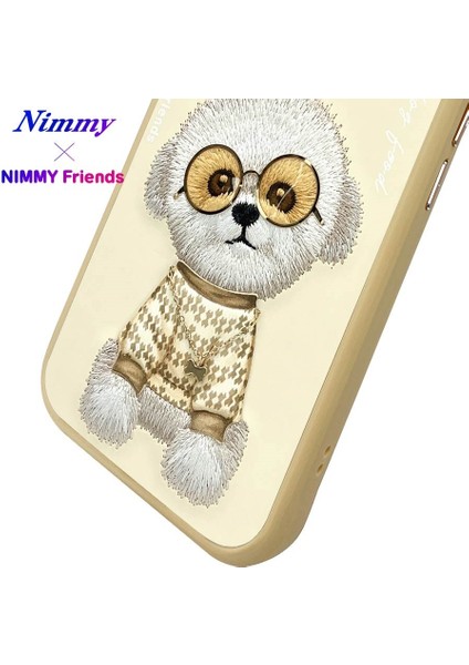 iPhone 15 Uyumlu 3D Gözlük Zincir Rich Kedi Detaylı Nakış İşlemeli Kabartmalı Cool Glasses Kılıf modelleri