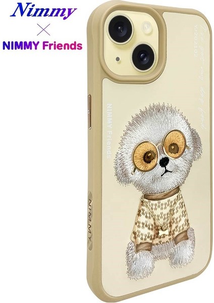 iPhone 15 Uyumlu 3D Gözlük Zincir Rich Kedi Detaylı Nakış İşlemeli Kabartmalı Cool Glasses Kılıf indirimleri