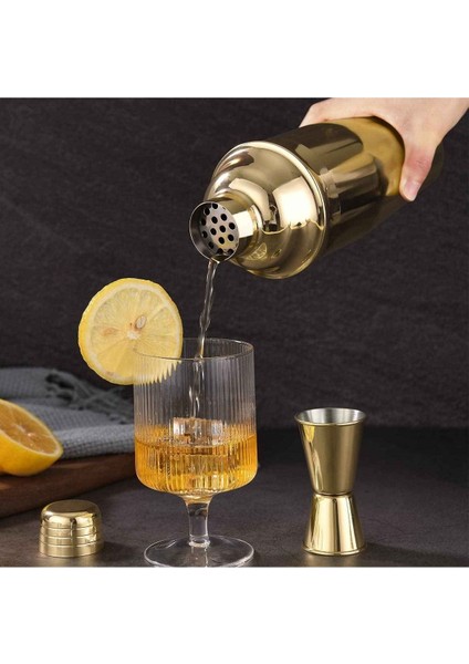 Kokteyl Shaker Çelik, 700 cl Gold