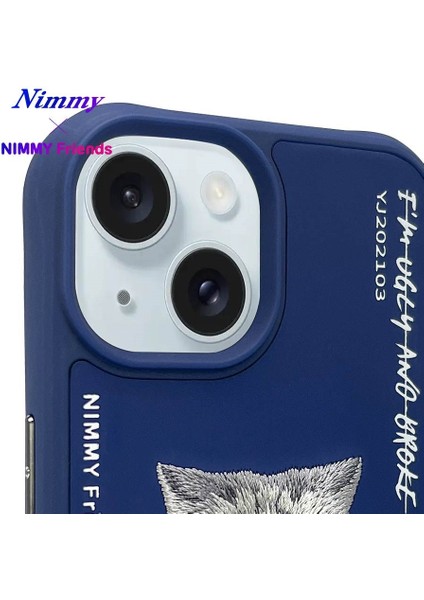 iPhone 15 Uyumlu 3D Gözlük Zincir Handsome Kedi Detaylı Nakış İşlemeli Kabartmalı Cool Glasses Kılıf modelleri