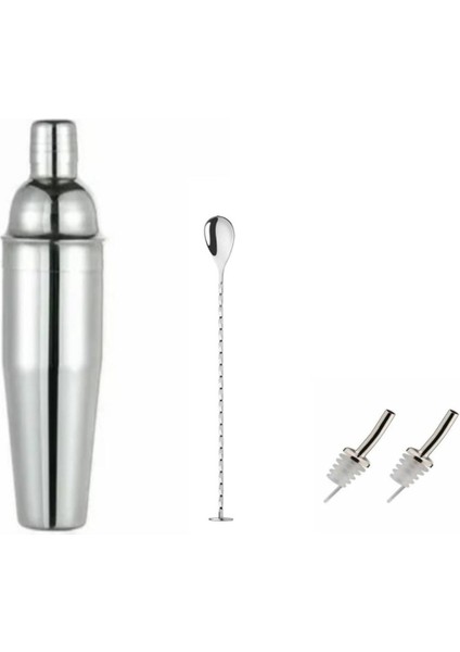 Kokteyl Seti Bar Seti 700 ml Shaker