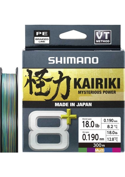 Kairiki 8+ 300M 0.16MM 9.8kg Multi C.
