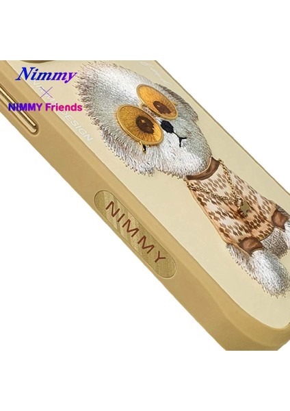 iPhone 15 Pro Max Uyumlu 3D Gözlük Zincir Rich Kedi Nakış İşlemeli Kabartmalı Cool Glasses Kılıf modelleri