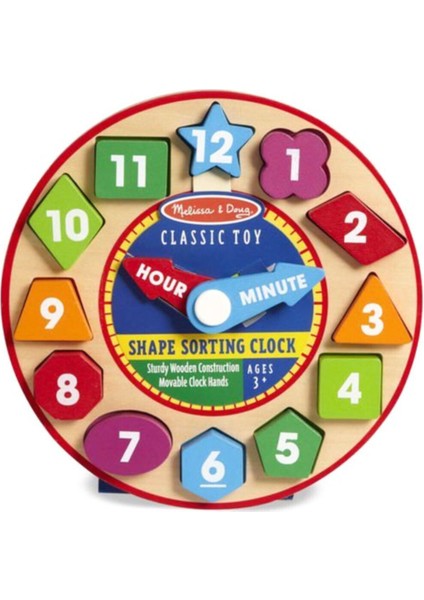 Beyaz Ahşap Şık Saat, Zarif ve Dayanıklı Tasarım, 0-3 Yaş Çocuklar İçin