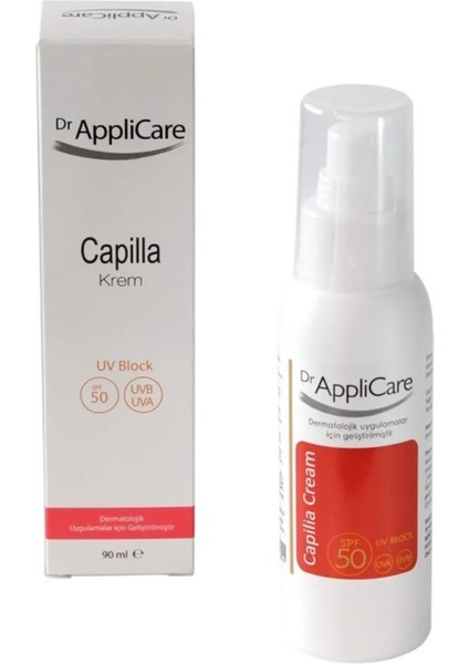 DrApplicare Capilla Güneş Kremi 50 Spf Kızarık ve Kılcal Damar Görünümü Karşıtı Uva/uvb Koruması 90 ml
