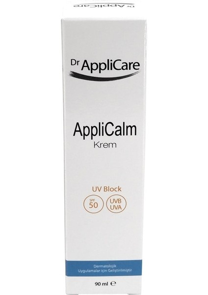DrApplicare Applicalm Güneş Kremi 50 Spf Hassas Ciltlere Uygun Nemlendirici Etkili Uva/uvb Koruması 90 ml modelleri