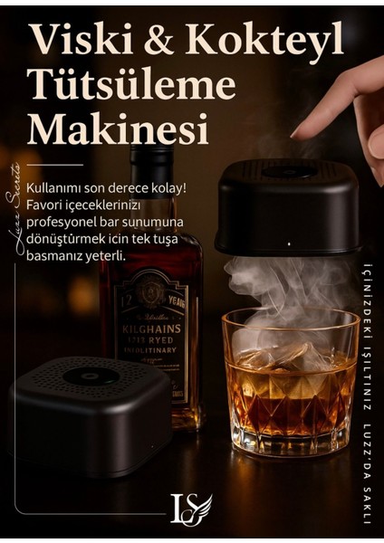 Kokteyl & Viski Tütsüleme Seti. 6 Farklı Tat Ile Premium Set