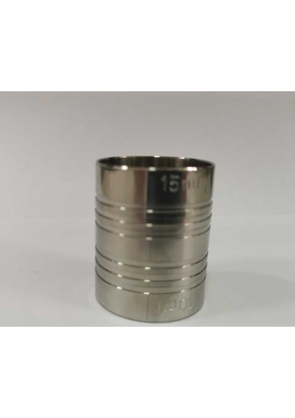 Paslanmaz Çelik Silindir Paslanmaz Çelik Jigger 15/30 ml