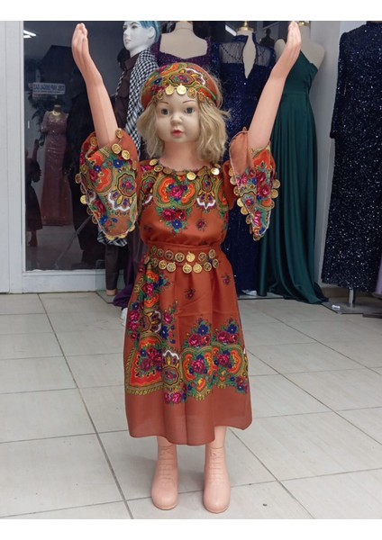 Otantik Kız Çocuk Yöresel Kıyafeti(AÇIKLAMA KISMINA BAK) modelleri