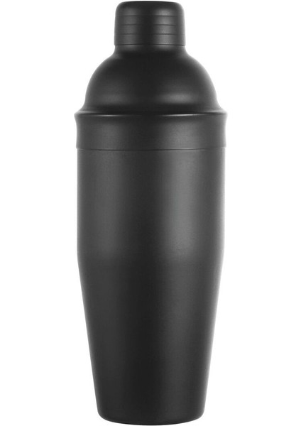 Biradlı Çelik Kokteyl Shaker Siyah 700 cl