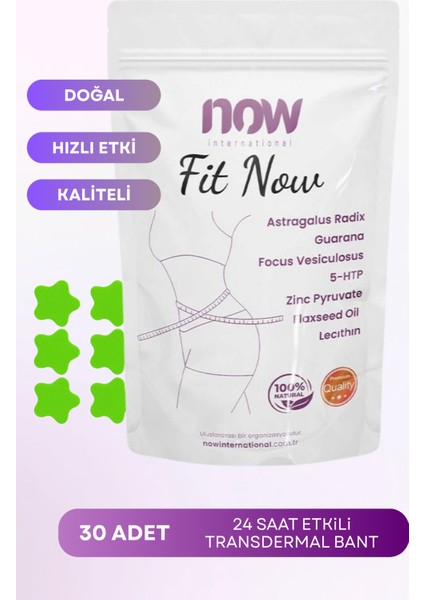 Fit Now Transdermal Bant – 30 Adet