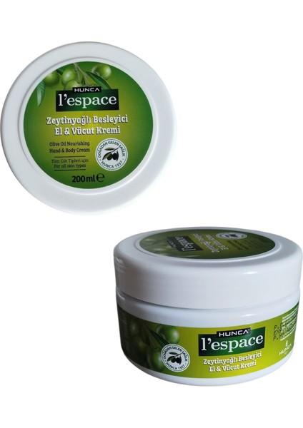 L'espace Zeytinyağlı Besleyici El & Vücut Kremi