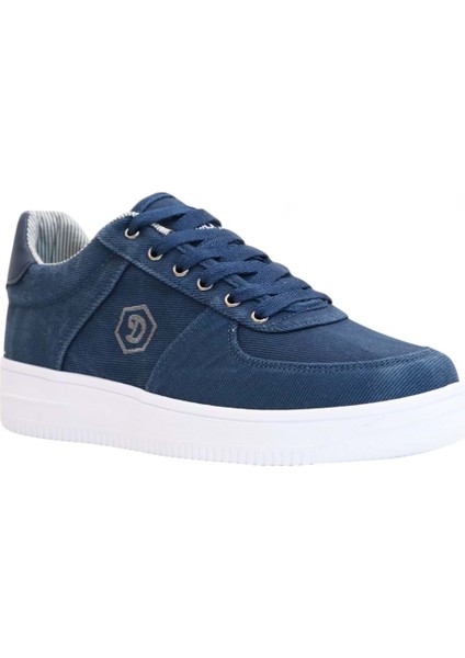 2196-DAKIRS Anatomik Tabanlı Erkek Keten Kumaşlı Sneakers Ayakkabı - NKT02196-LACIVERT-43
