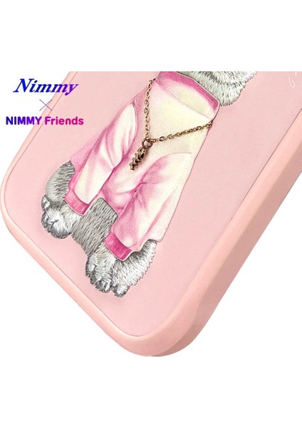 iPhone 16 Pro Max Uyumlu 3D Gözlük Zincir White Kedi Nakış İşlemeli Kabartmalı Cool Glasses Kılıf modelleri
