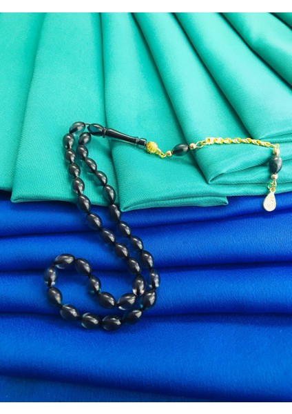 Özel Şeffaf Siyah Arası Ateş Kehribar Tesbih fiyatları