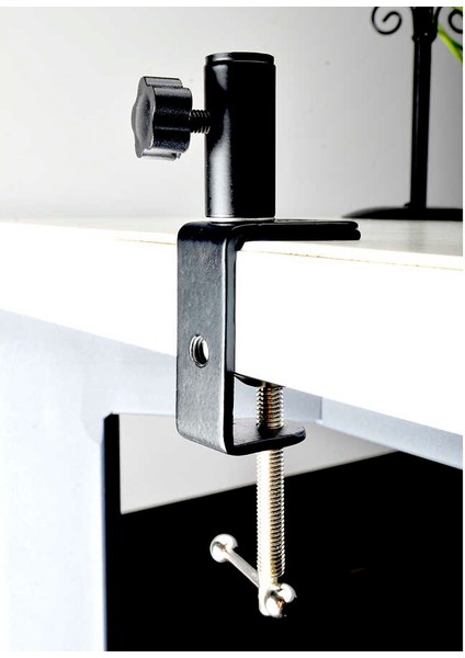 Masaüstü Ev Ofis Telefon Tablet Tutucu 360 Dönen Ayarlanır 2'li Teleskopik Uzun (73) Boyun Dizaynı