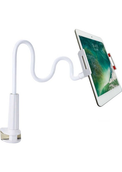 Ofis Ev Masa Üstü Telefon Tablet Tutucu Ayarlanabilir Kelepçe 70CM Bükülebilir Esnek Uzun Boyunlu