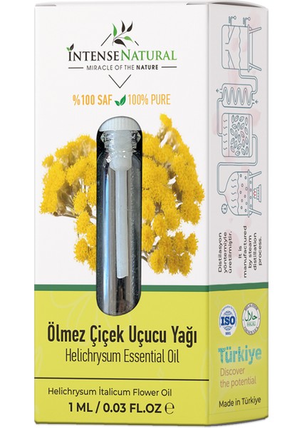 Ölmez Çiçek Uçucu Yağı 1 ml %100 Saf ve Doğal Helichrysum Essential Oil