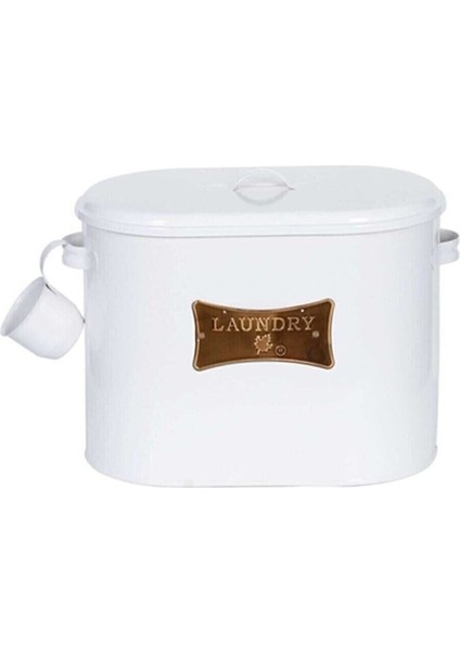 Beyaz Metal Deterjan Kutusu, 12 Lt, Bölmeli, Dayanıklı ve Şık Tasarım modelleri