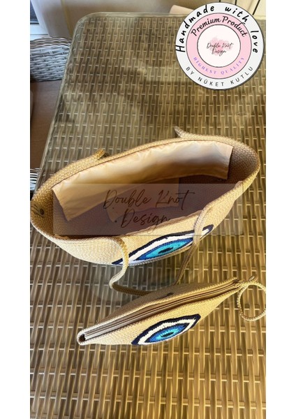 2li Takım Plaj Çantası , El Çantası Clutch, Totebag, Kadın Çanta, Yazlık, Hediyelik, hasır Jüt Tress modelleri