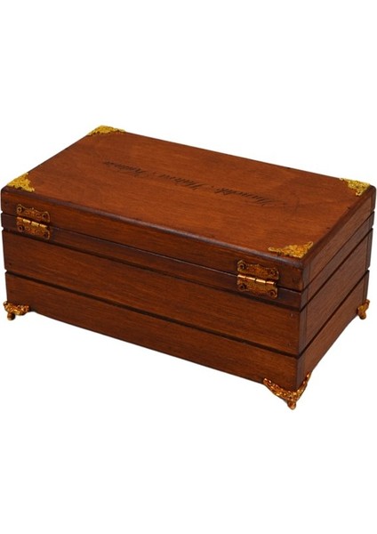 Isme Özel Ahşap Kutu Iç Kapak Yazı Yazılabilir 24X14X10CM modelleri