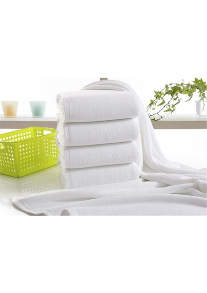 Yüksek Kaliteli Pamuklu El-Yüz-Baş Havlusu 2'li Set 50x90 cm Beyaz fırsatları